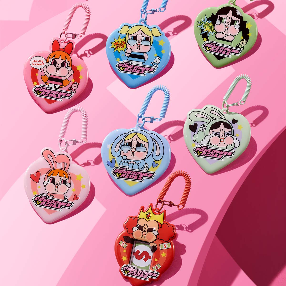 POPMART CRYBABY POWERPUFF GIRLS モバイルスタンド CRYBABY