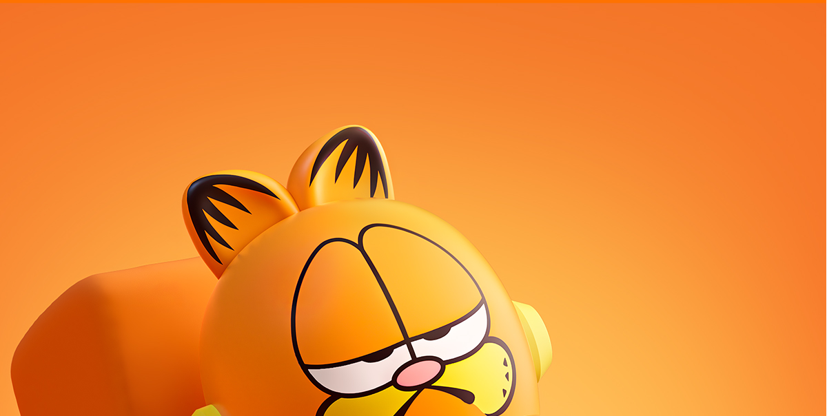 MEGA SPACE MOLLY 400% Garfield - POP MART (Thailand)