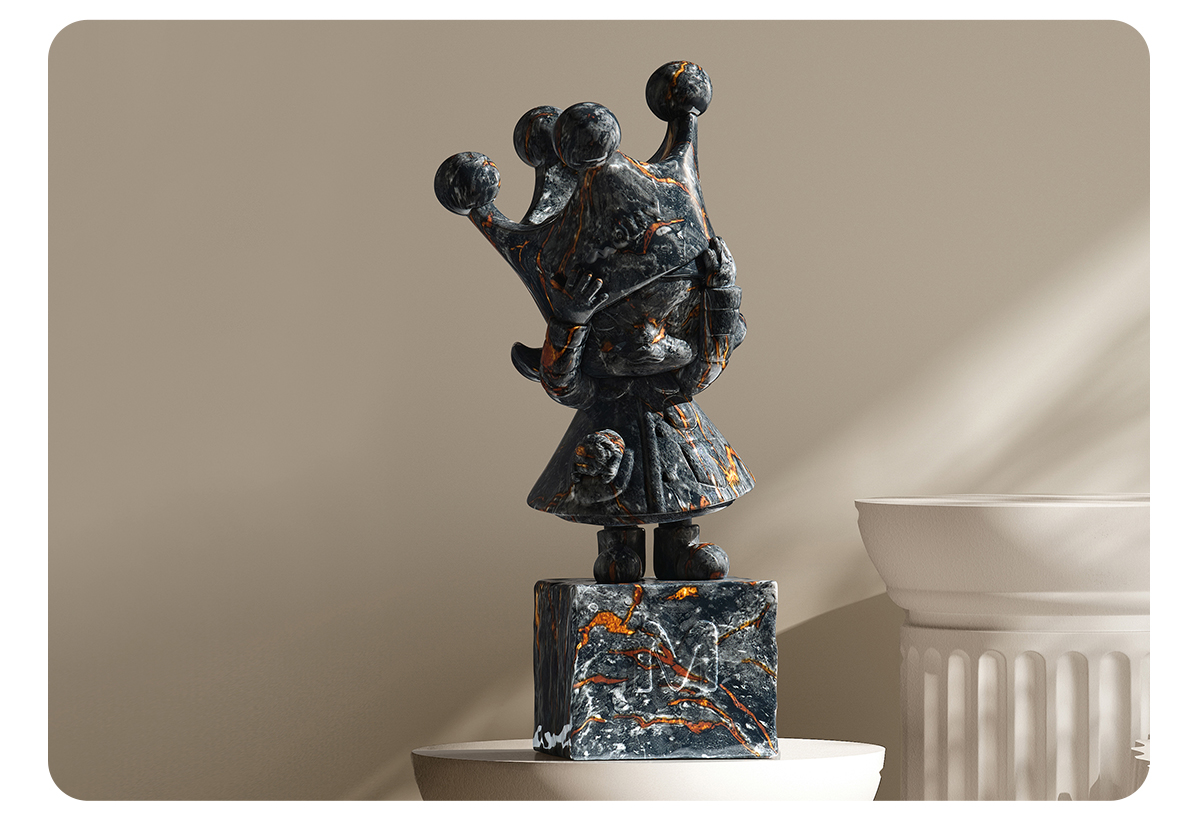 MOLLY Anniversary Statues Classical Retro 2 Series Figures - POP