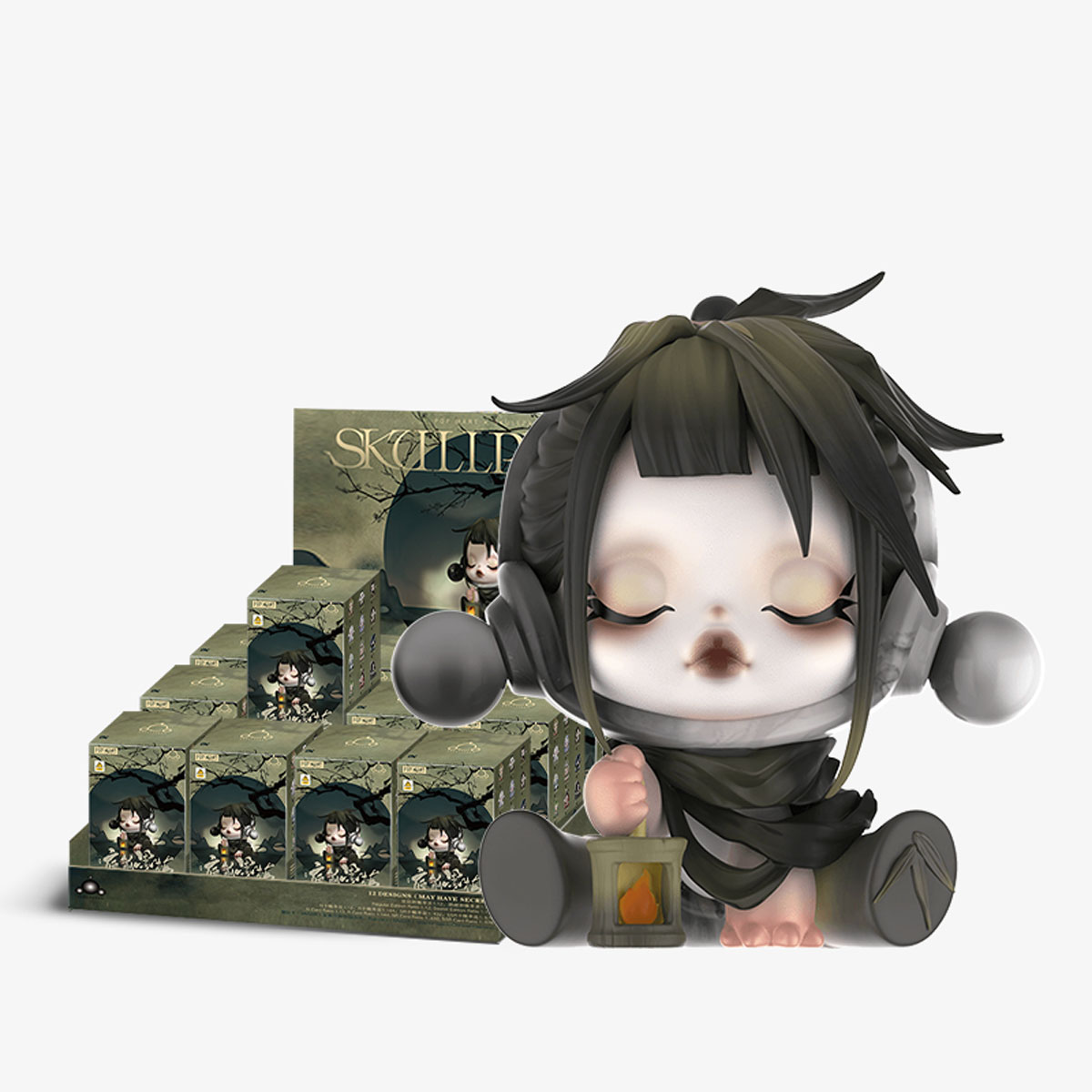 SKULLPANDA The Ink Plum Blossom Series Figures