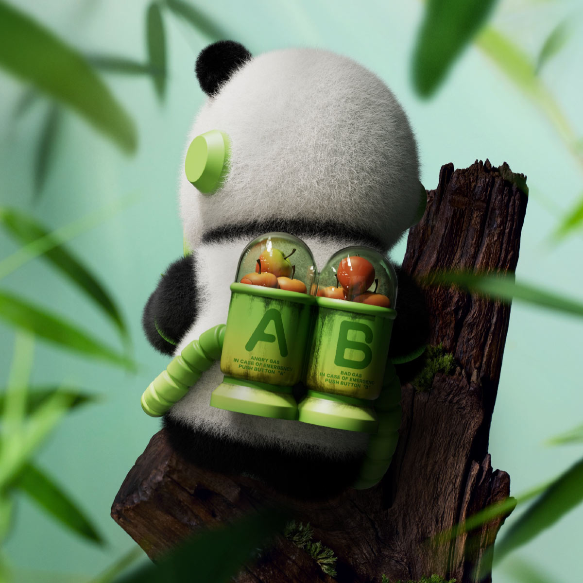 MEGA SPACE MOLLY 400% PANDA - POP MART (Thailand)