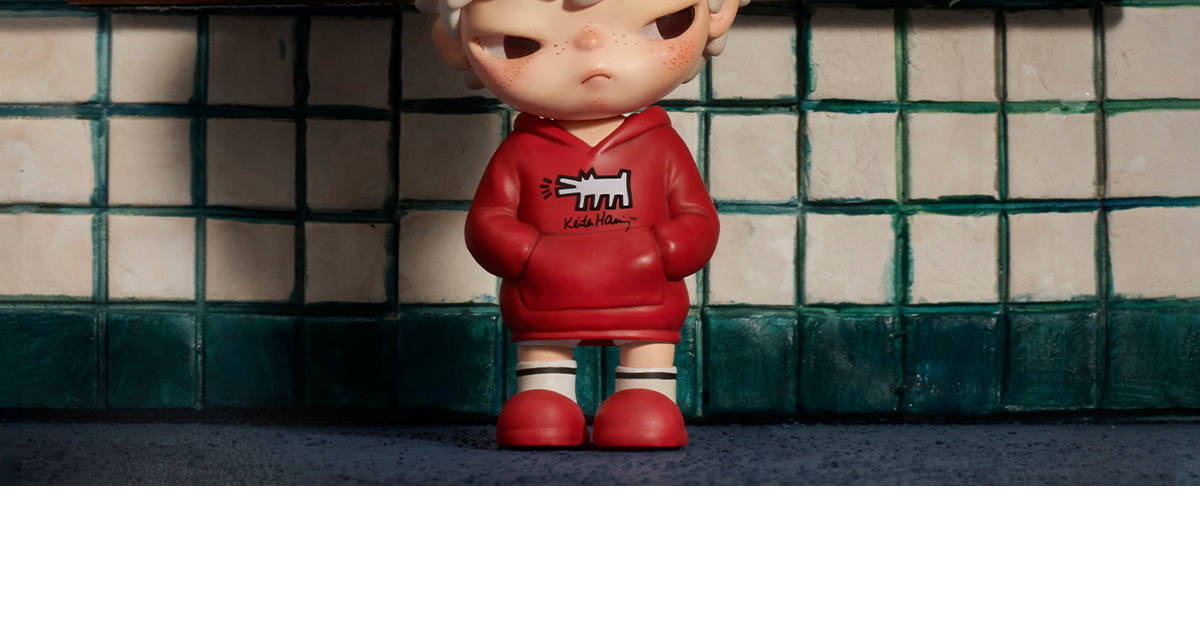 Hirono x Keith Haring Figure - POP MART (Thailand)