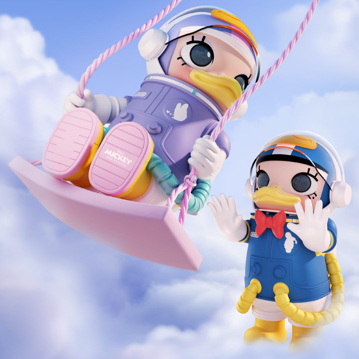 MEGA SPACE MOLLY 1000% Donald Duck - POP MART (Thailand)