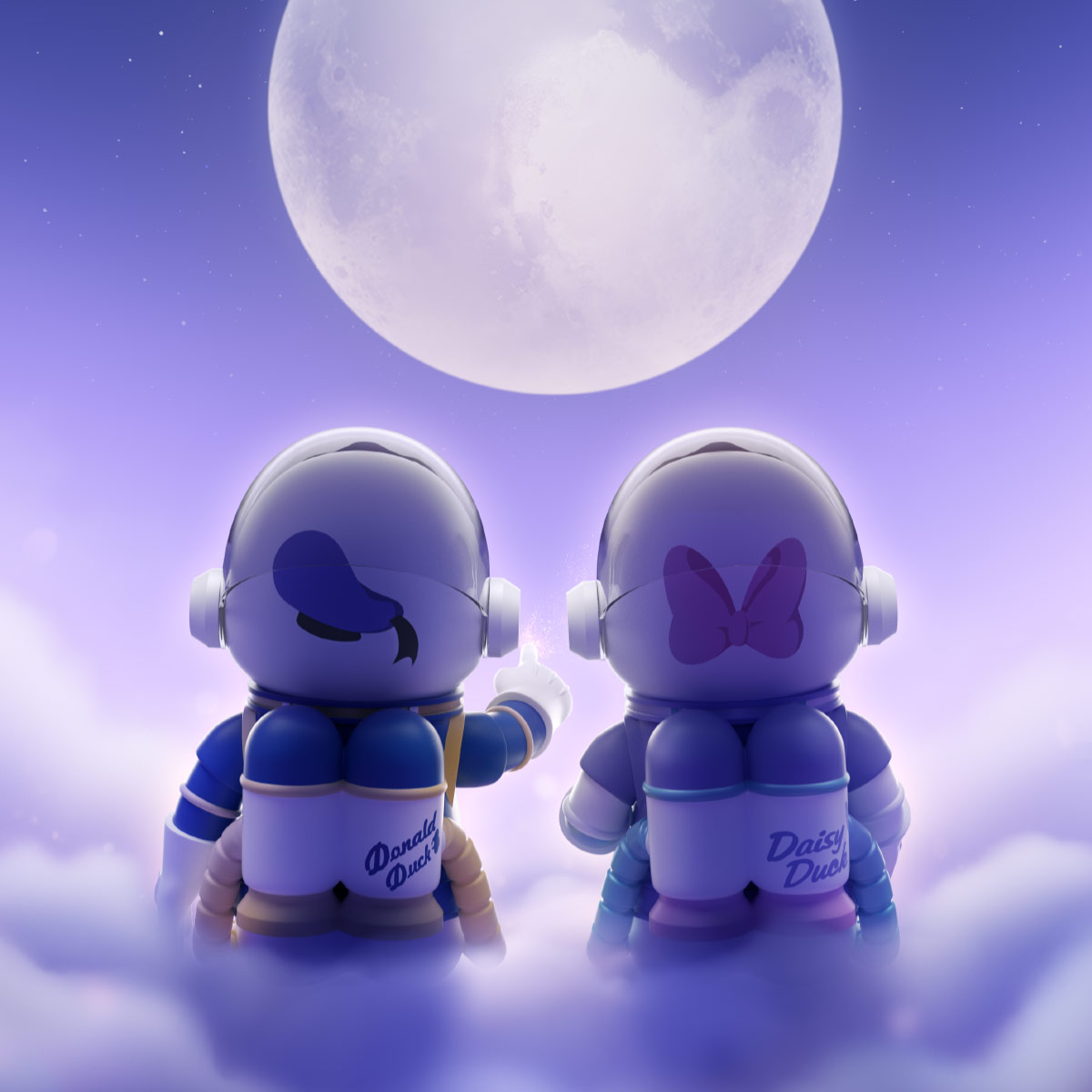 MEGA SPACE MOLLY 1000% Donald Duck - POP MART (Thailand)