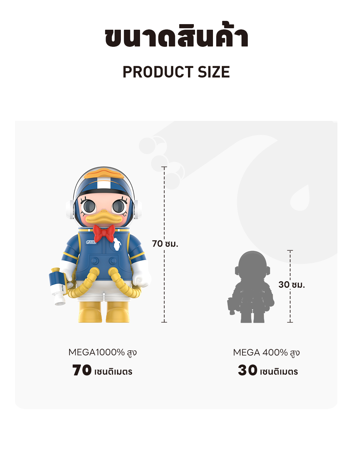 MEGA SPACE MOLLY 1000% Donald Duck - POP MART (Thailand)