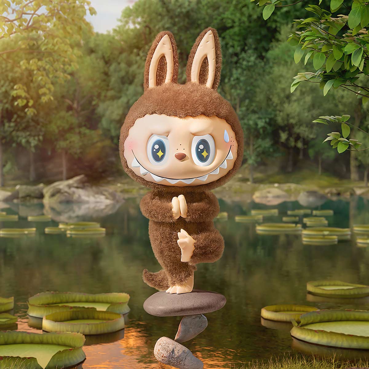 THE MONSTERS Lazy Yoga Series Figures - POP MART (Thailand)