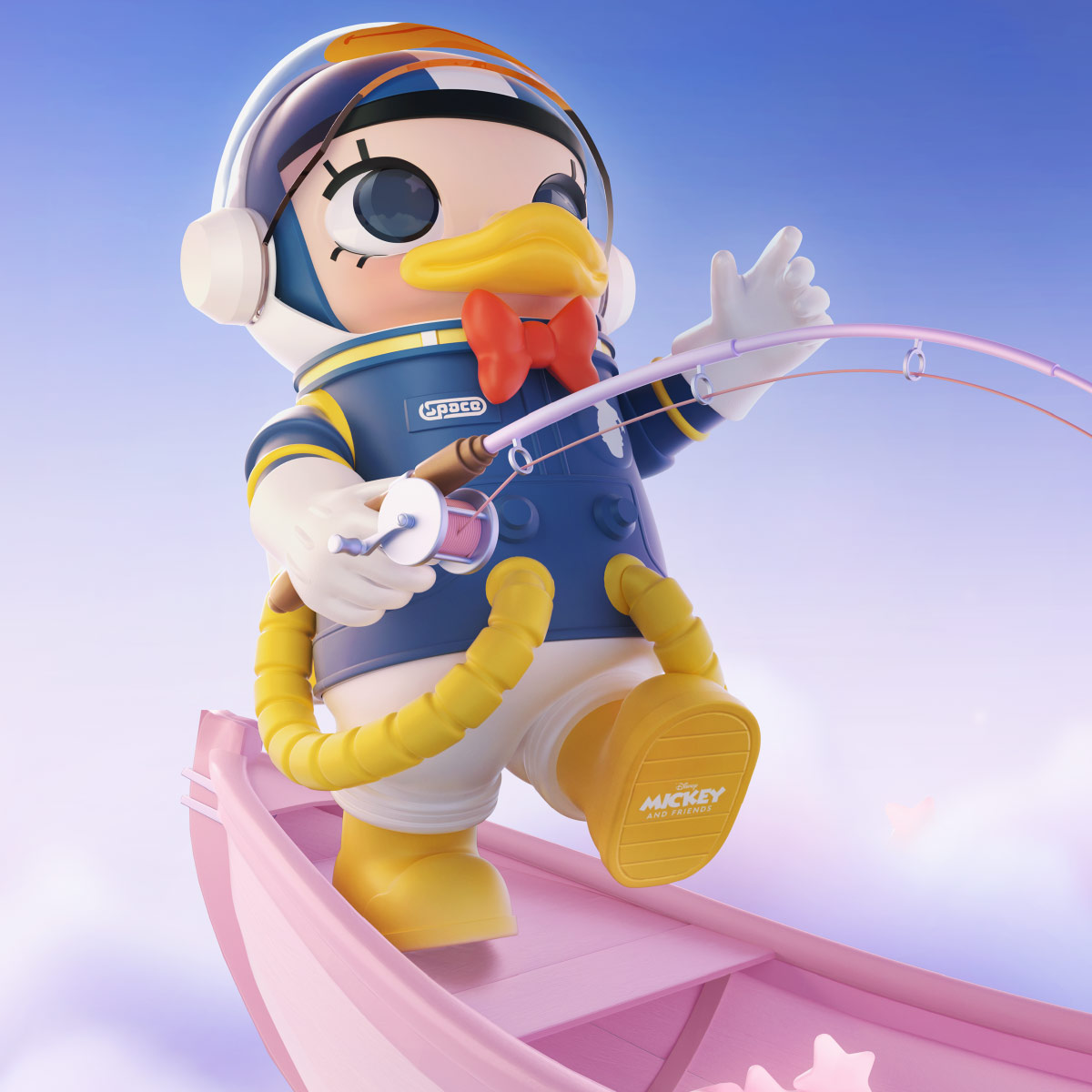 POPMART MEGA SPACE MOLLY ドナルドダック400% 新品 MEGA SPACE MOLLY 400% Donald Duck | POP MART Thailand