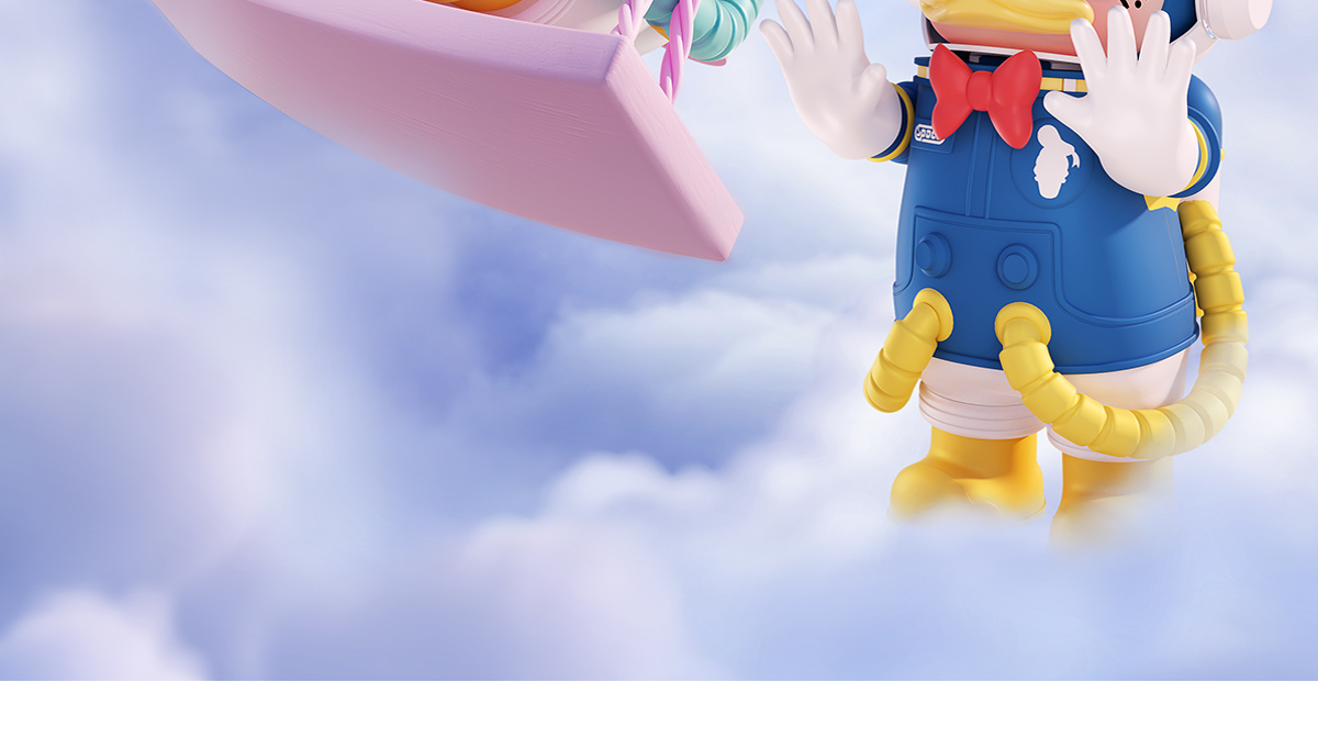 MEGA SPACE MOLLY 400% Donald Duck - POP MART (Thailand)