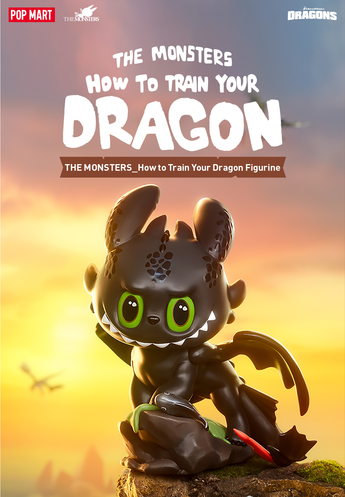 THE MONSTERS_How to Train Your Dragon Figurine - POP MART