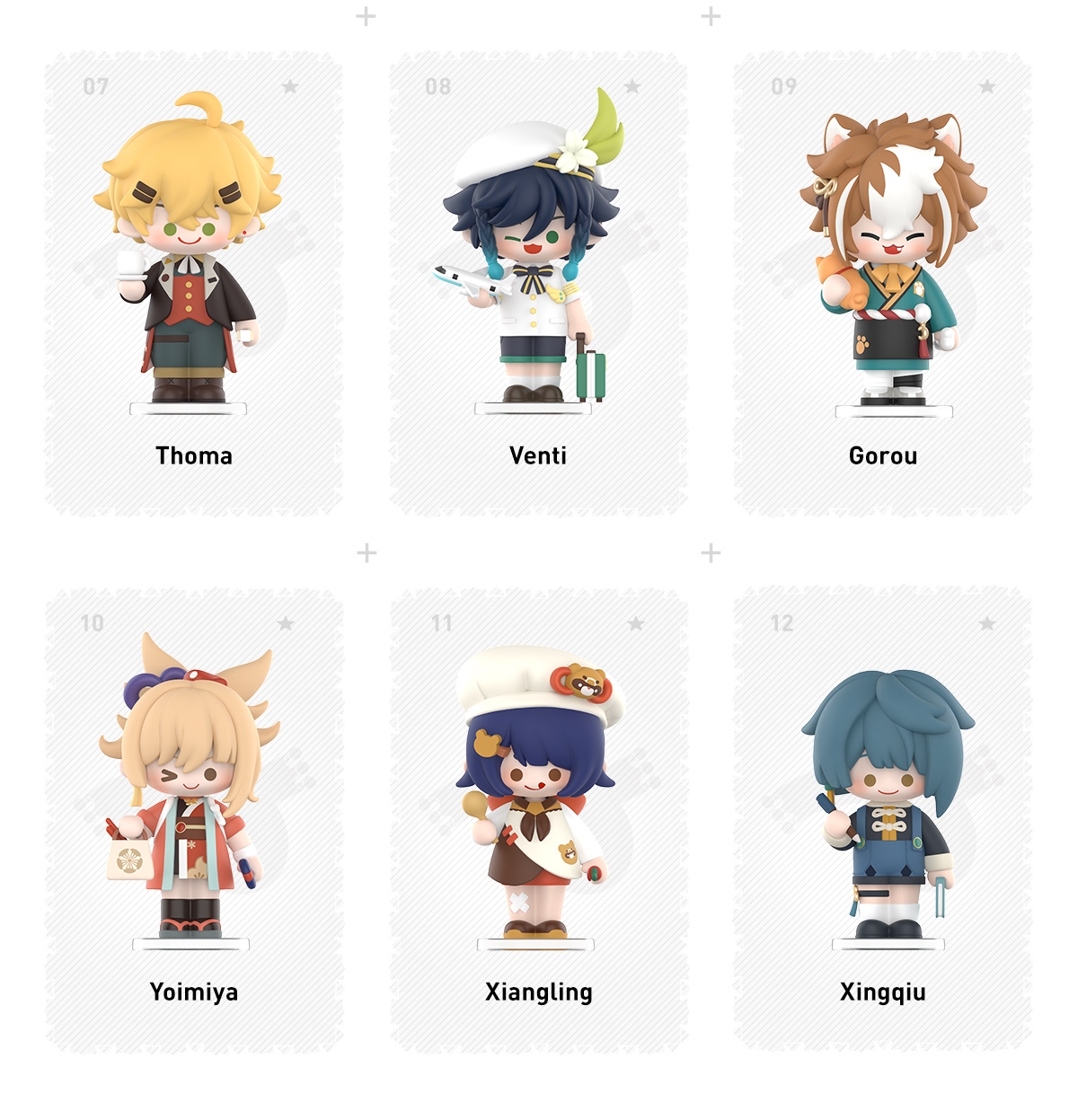 Genshin Impact Dress-Up Dreams Themed Chibi Series Figures - POP