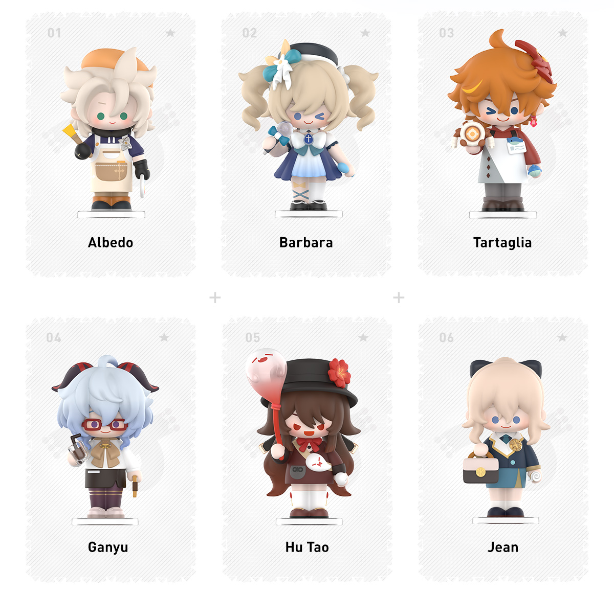 Genshin Impact Dress-Up Dreams Themed Chibi Series Figures - POP