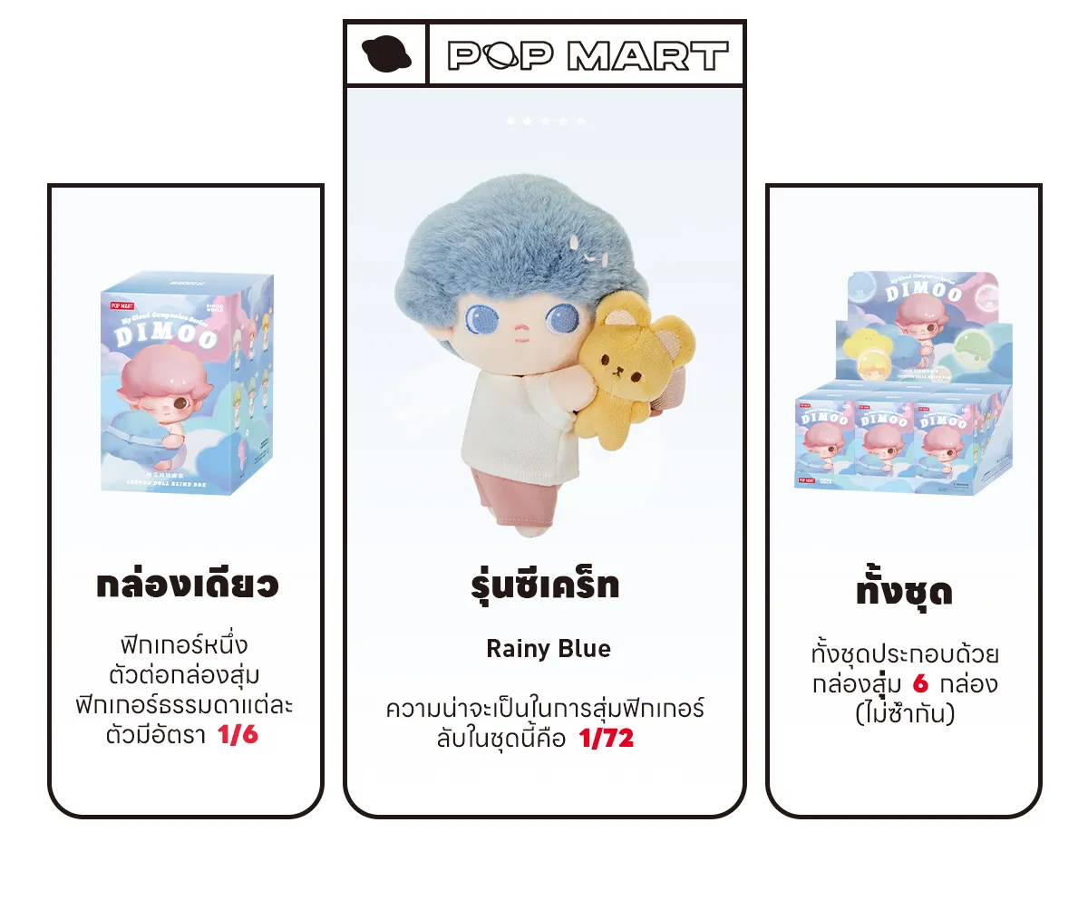 POP NOW:DIMOO My Cloud Companion Series-Cotton Doll Blind Box - POP ...