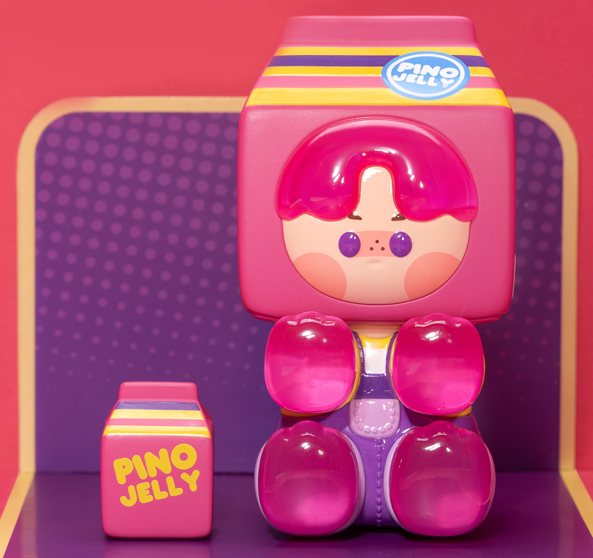 pino jelly figurine ユニコーン　1点 Have a wonderful time in the amusement park with PINO JELLY