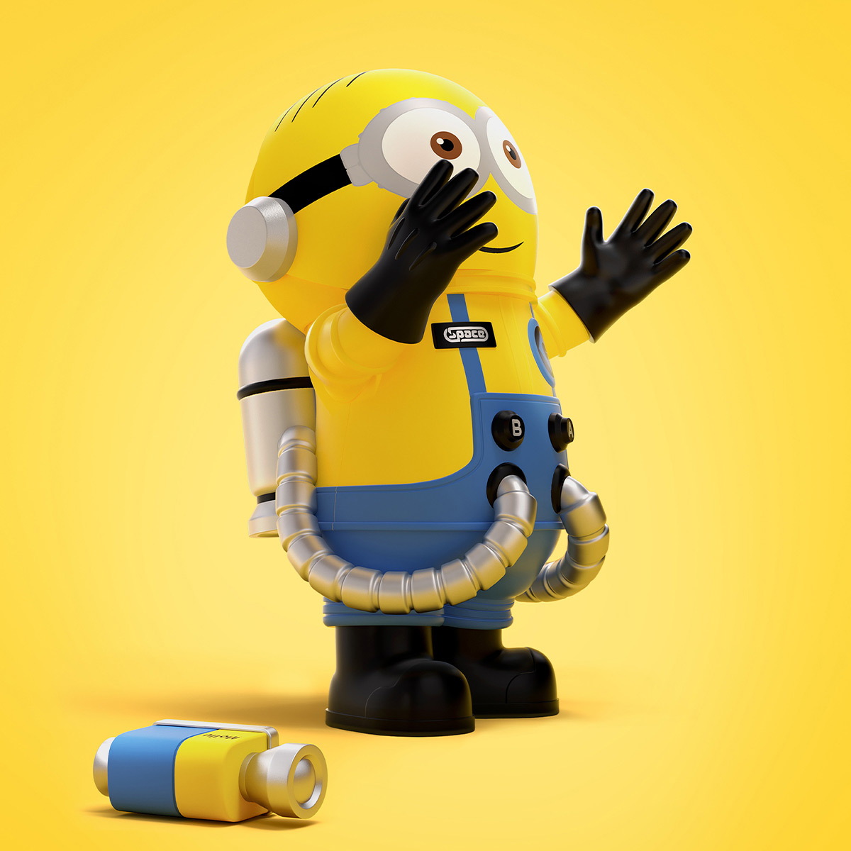 MEGA コレクション 400% SPACE MOLLY Minions Dr.SlamDunk】 400