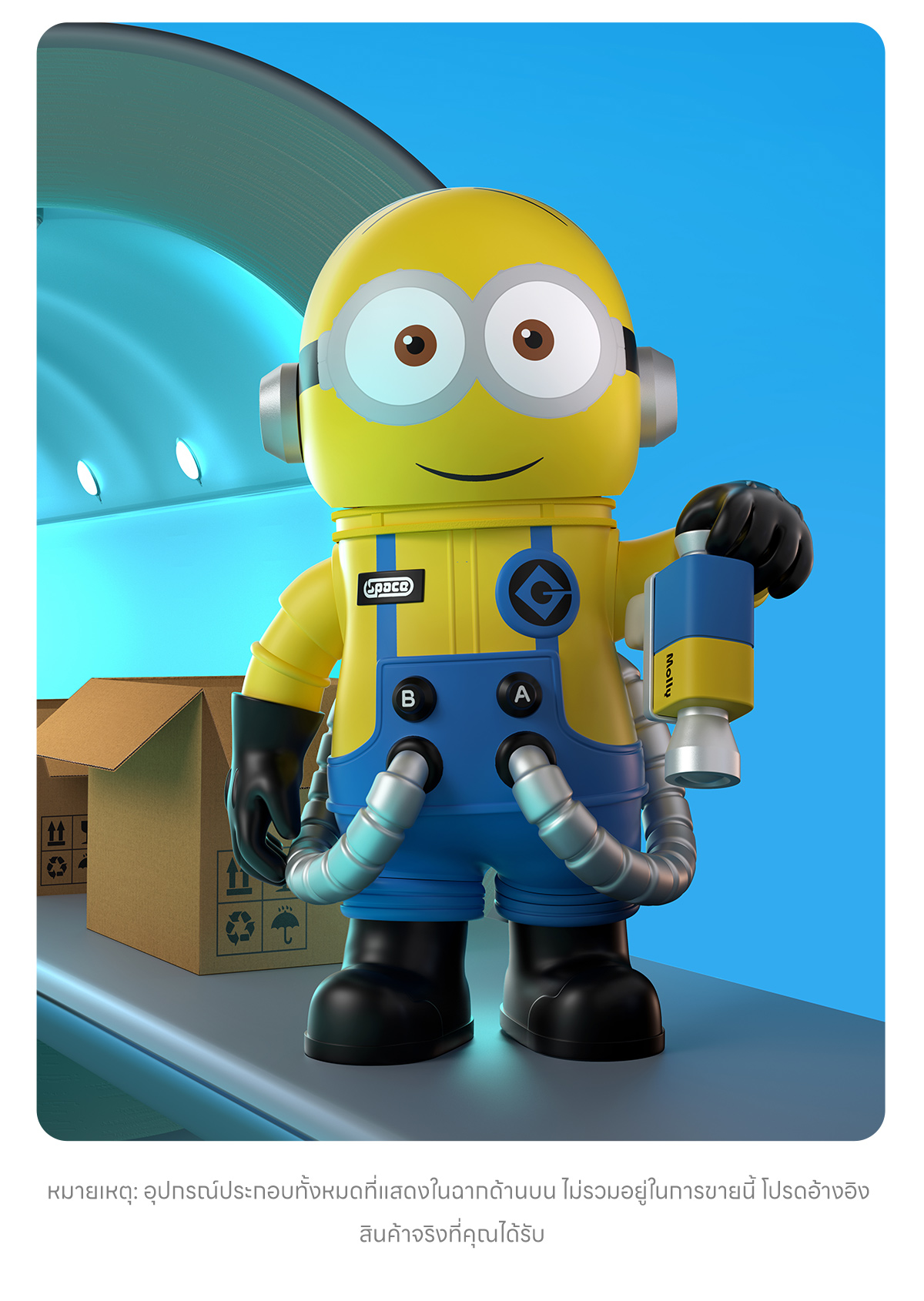MEGA SPACE MOLLY 400% Minions - POP MART (Thailand)