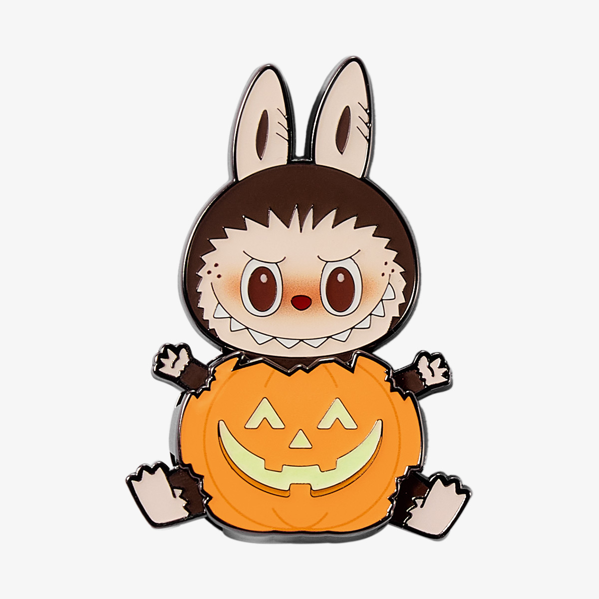 Happy Halloween Party Series- LABUBU Pumpkin Fridge Magnet Badge - POP MART (Thailand)