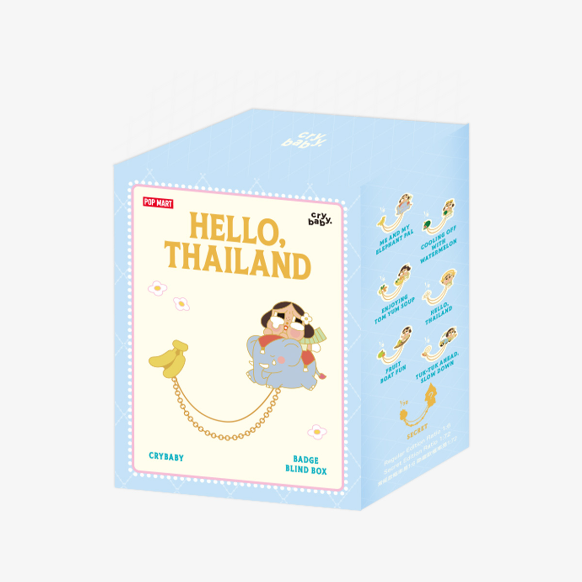 CRYBABY HELLO THAILAND Series_Badge - POP MART (Thailand)