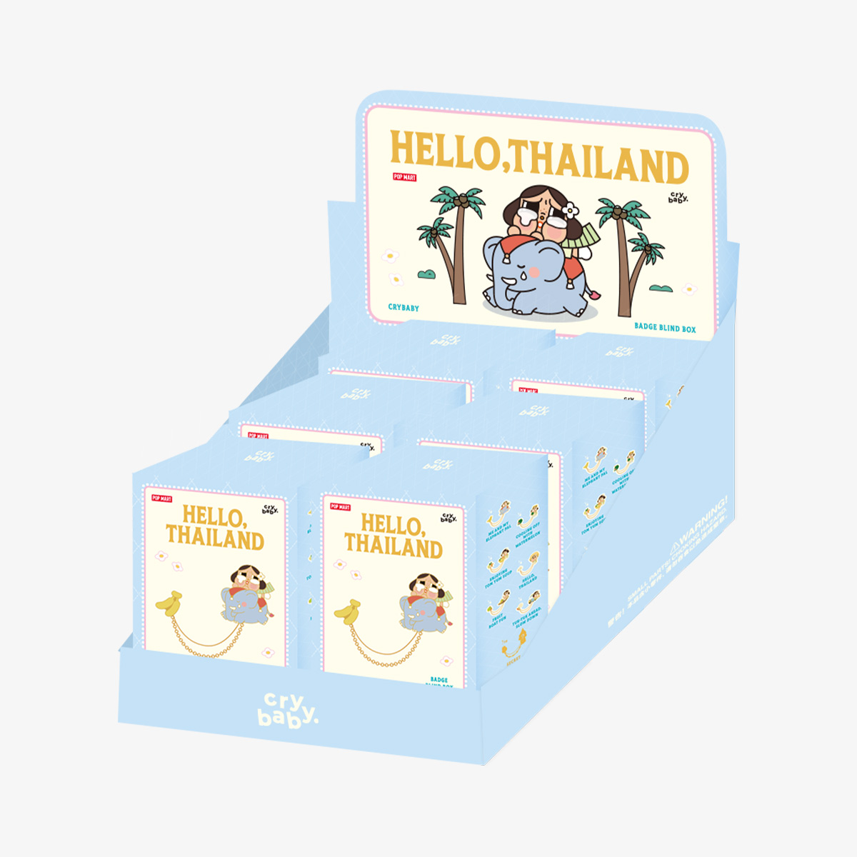 POP MART CRYBABY HELLO THAILAND タイ限定 タイ限定☆ ラブブ Good Luck To You +CRYBABY Hello Plush Doll