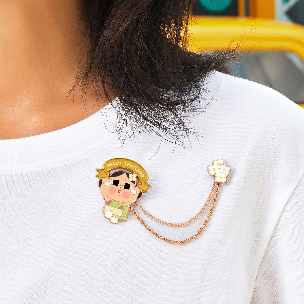 CRYBABY HELLO THAILAND Series_Badge - POP MART (Thailand)