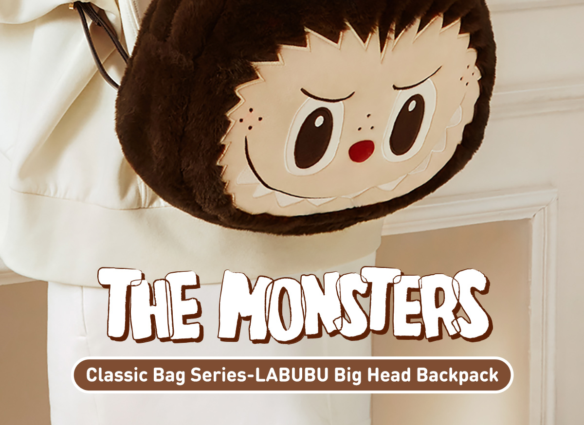 Classic Bag Series- LABUBU Big Head Backpack - POP MART