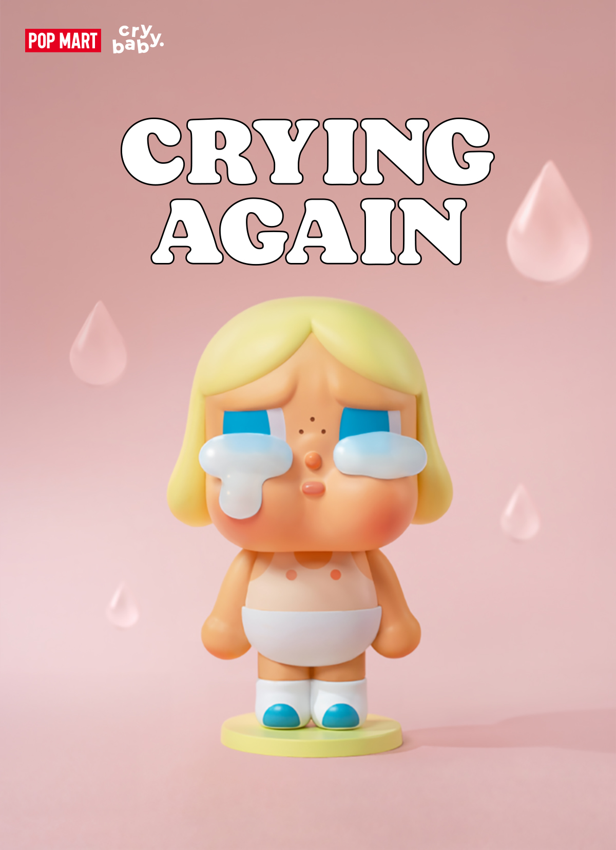 Crying Again cry baby フィギュア Secret CRYBABY Crying Again Series Figures - POP MART (Thailand)