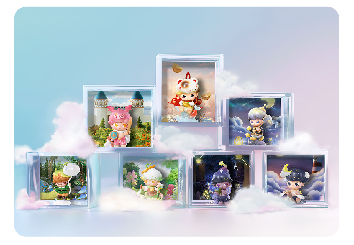 POPMART DIMOO Weaving Wondersシリーズなど6点 DIMOO Weaving Wonders Series Figures - POP MART (Thailand)
