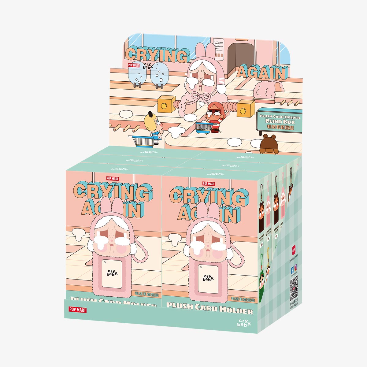 CRYBABY Crying Again Series-Card Holder Blind Box - POP MART