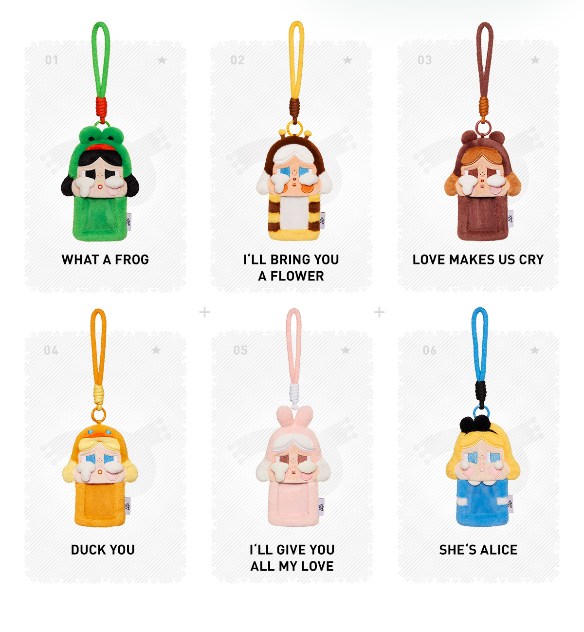 CRYBABY Crying Again シリーズ カードホルダー CRYBABY Crying Again Series-Card Holder Blind Box - POP MART