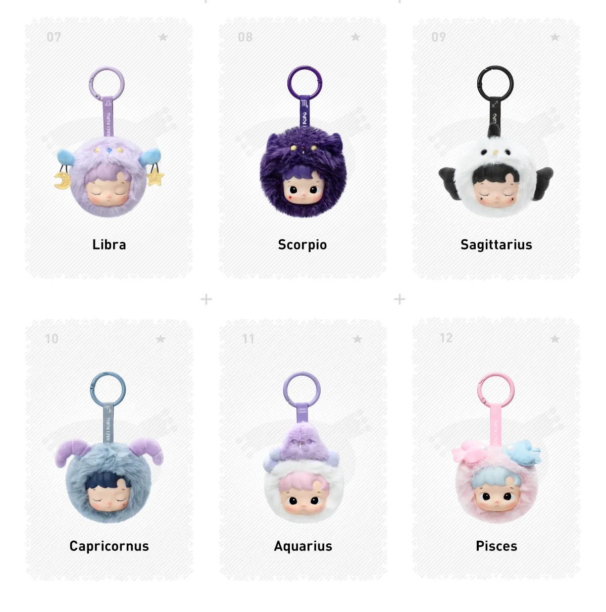 POP NOW:HACIPUPU The Constellation Series-Vinyl Plush Blind Box 