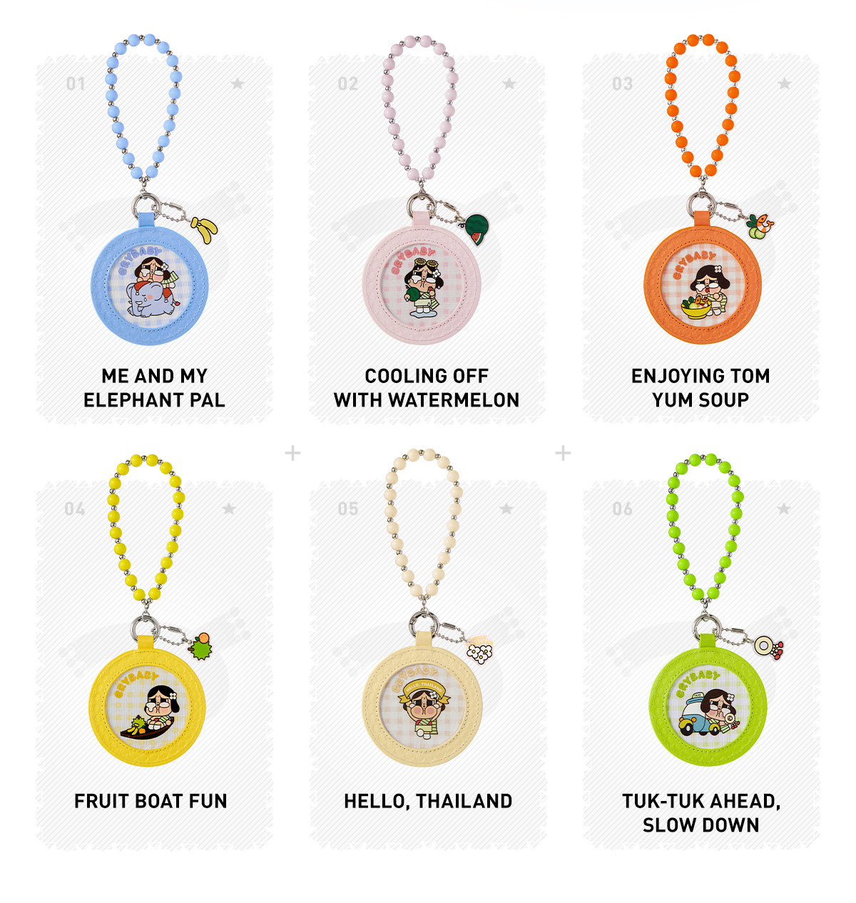 CRYBABY HELLO THAILAND SERIES-Mirror Pendant Blind Box - POP