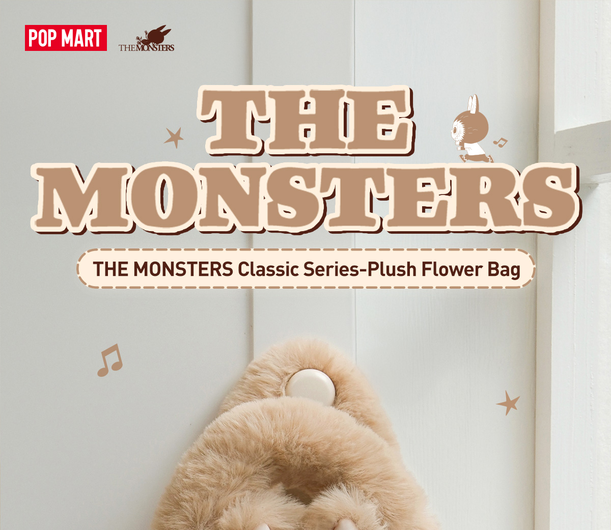 THE MONSTERS Classic Series-Plush Flower Bag (Blue) - POP