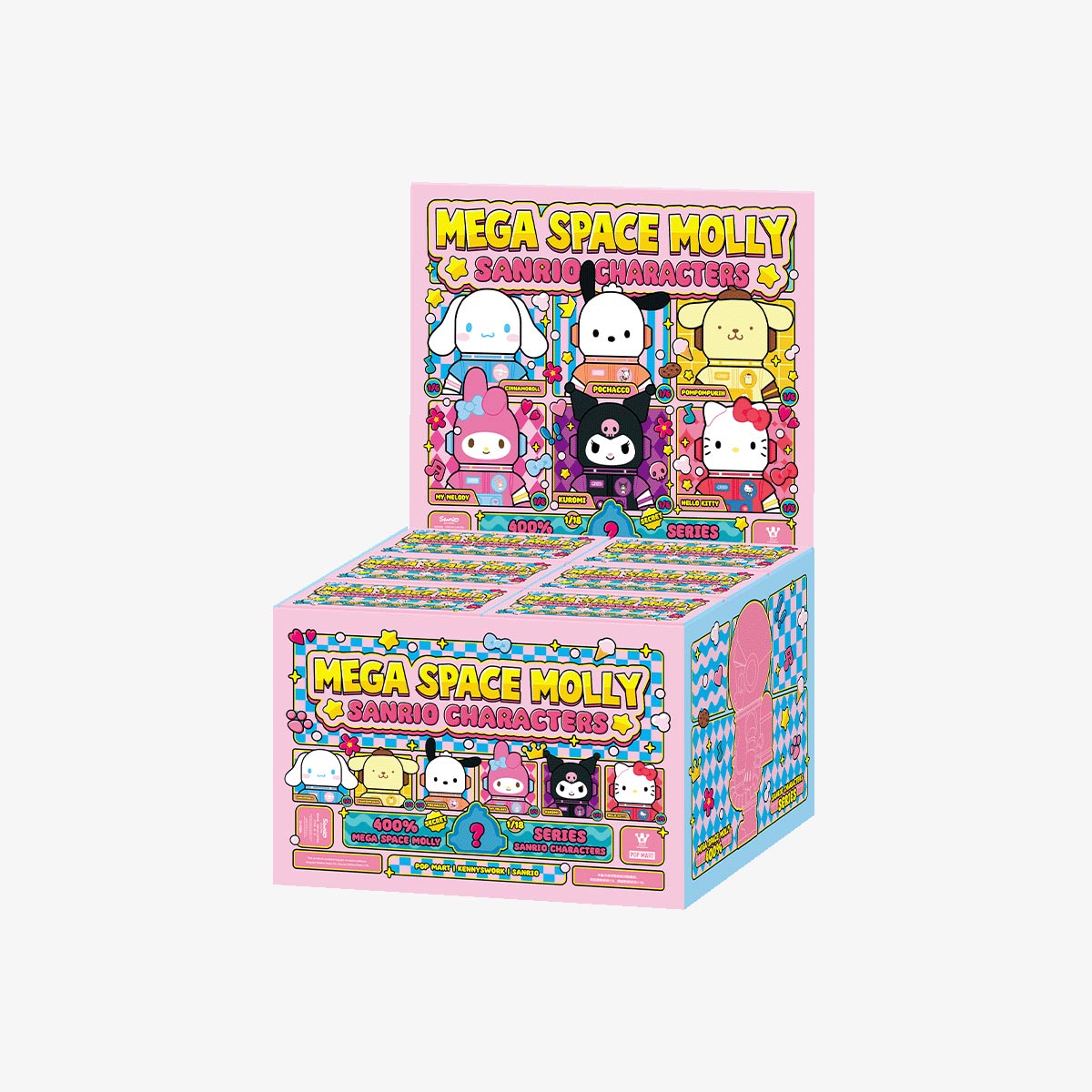 POP MART MEGA 400% SPACE MOLLYマイメロ サンリオ เช็คการ์ด