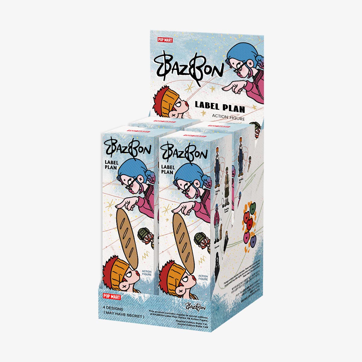 BAZBON Label Plan Series 1/8 Action Figure - POP MART (Thailand)