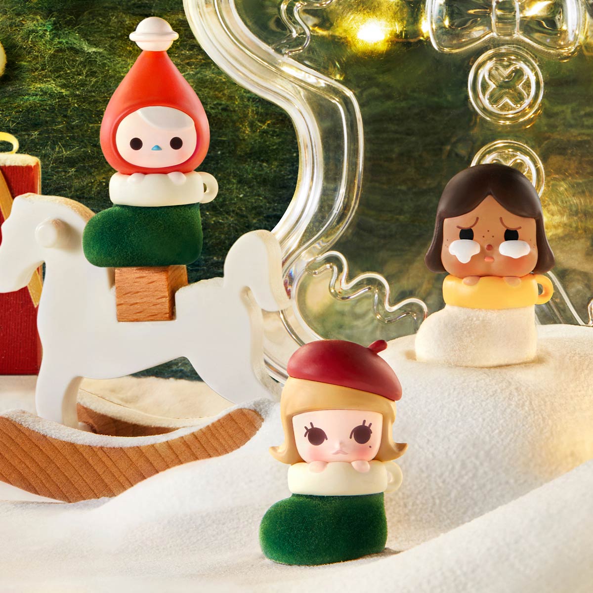 POP BEAN Christmas Sock Series Box Set - POP MART (Thailand)
