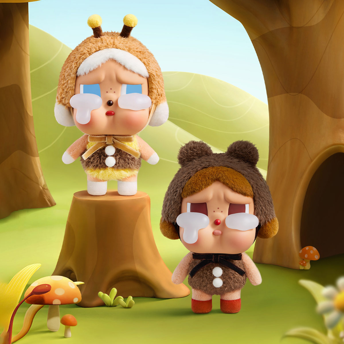 新品未開封 POPMART CRYBABY Crying Again 2個セット CRYBABY Crying Again Series Figures | Blind Boxes - POP MART