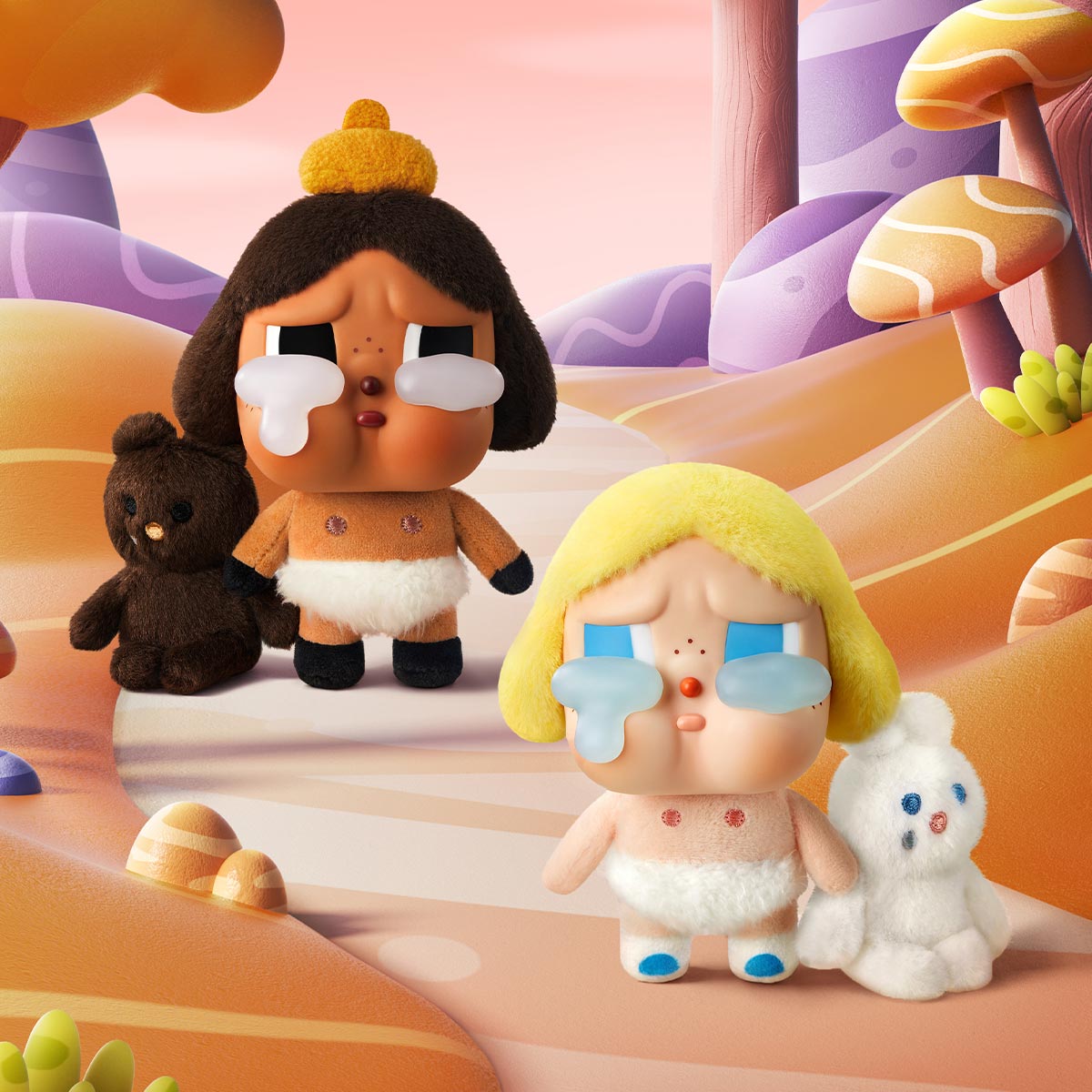 CRYBABY Crying Again Series-Vinyl Face Plush Blind Box - POP CRYBABY Crying Again Series-Vinyl Face Plush Blind Box - POP