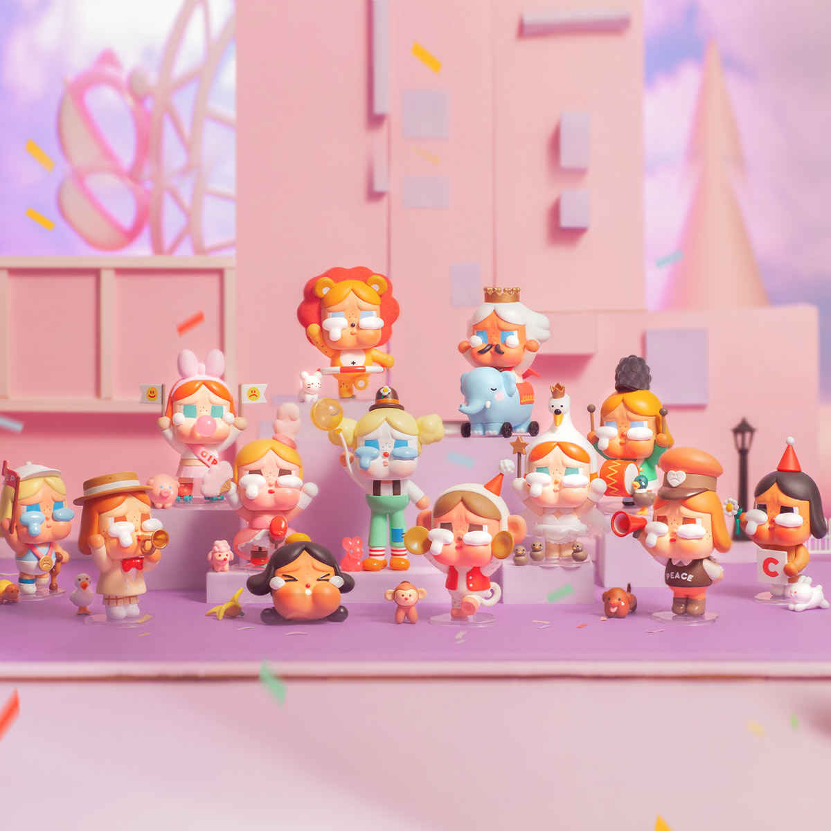 CRYBABY x POP MART CRYING PARADE 6個セット POP MART CRYBABY CRYING PARADE SERIES Figure [Assorted Box