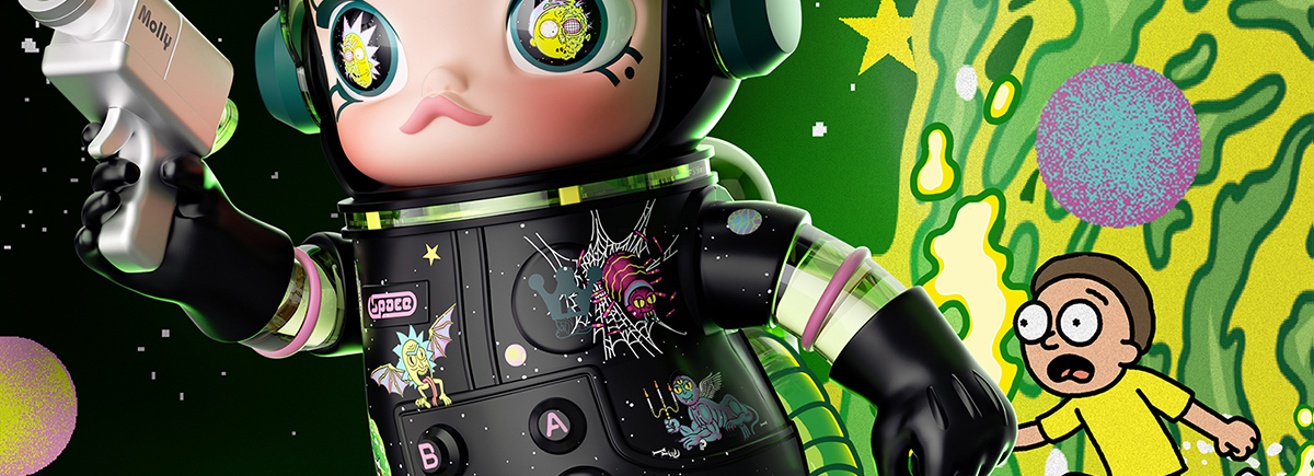 その他 MEGA SPACE MOLLY 1000% Rick and Morty MEGA SPACE MOLLY 1000% Rick and Morty - POP MART (Canada)