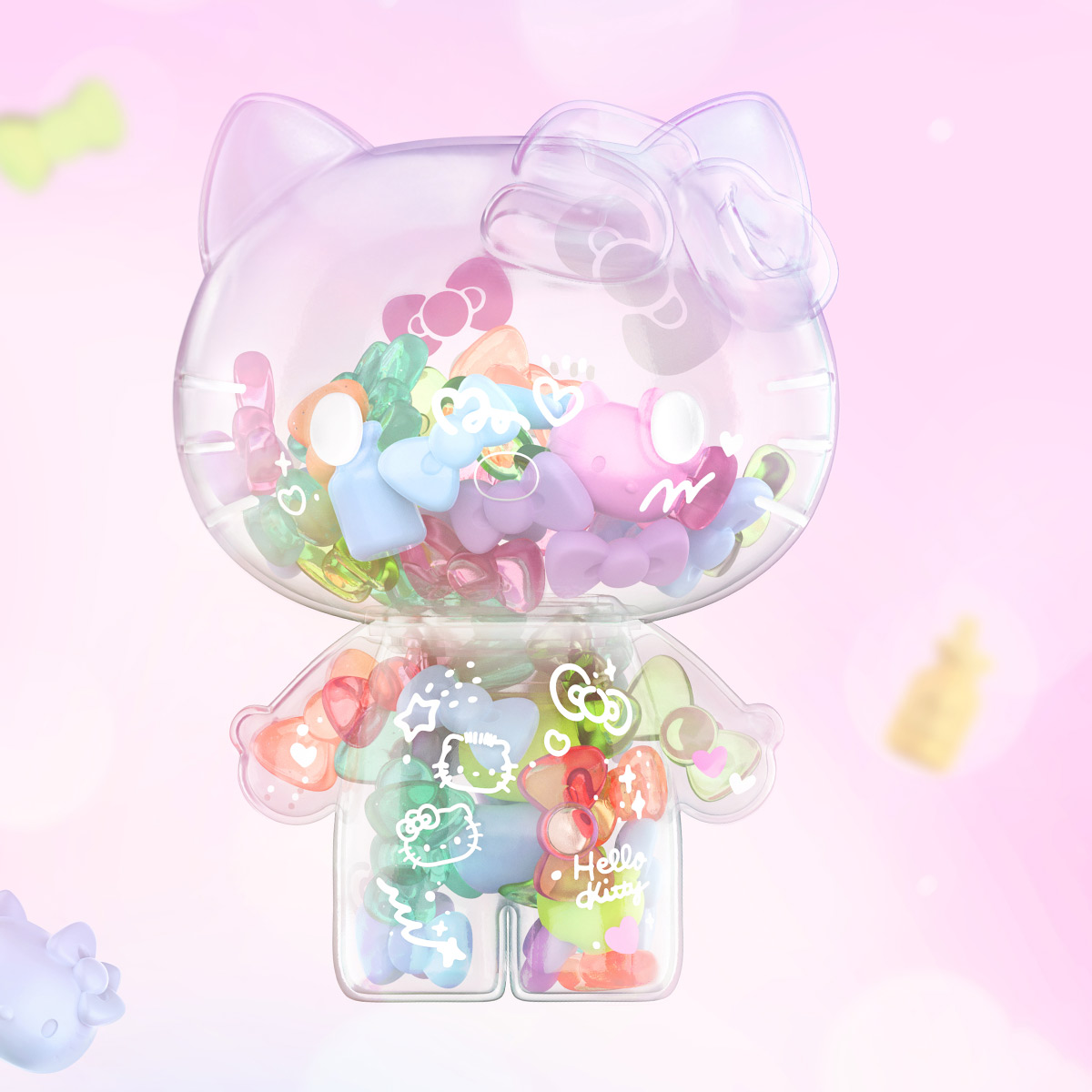 キティ Hello Kitty 50th Anniversary POPMART Pop-Mart-Sanrio-Character-