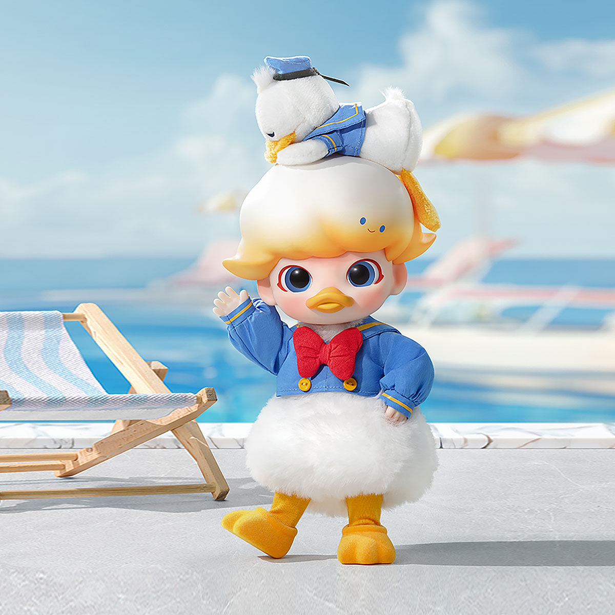 dimoo baby duck ディムー　popmart Cuteness overload! 𝐃𝐈𝐌𝐎𝐎 is all dressed up to celebrate