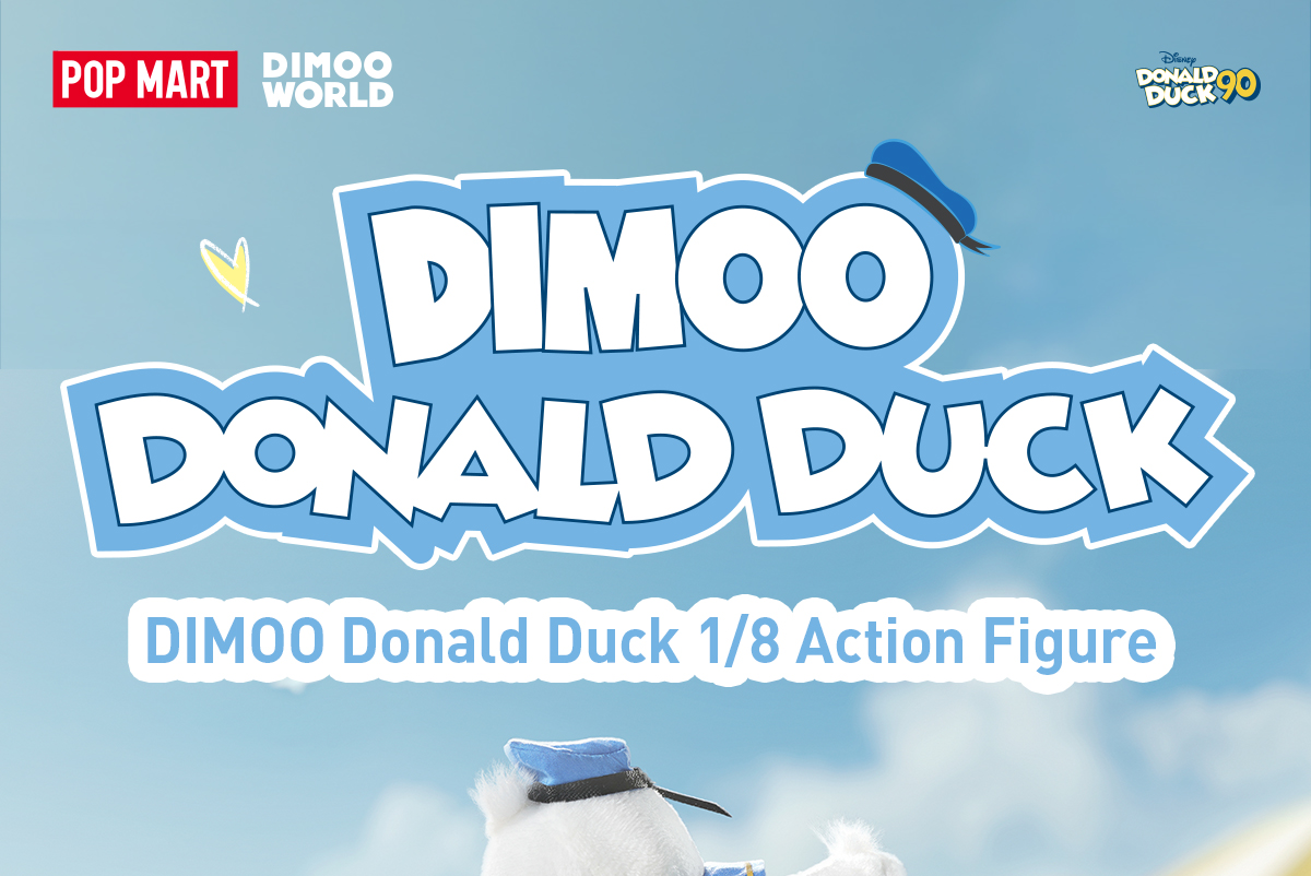 POP MART DIMOO ドナルドダック 1/8 アクションフィギュア Amazon.co.jp: POP MART DIMOO Donald Duck 1/8 アクション