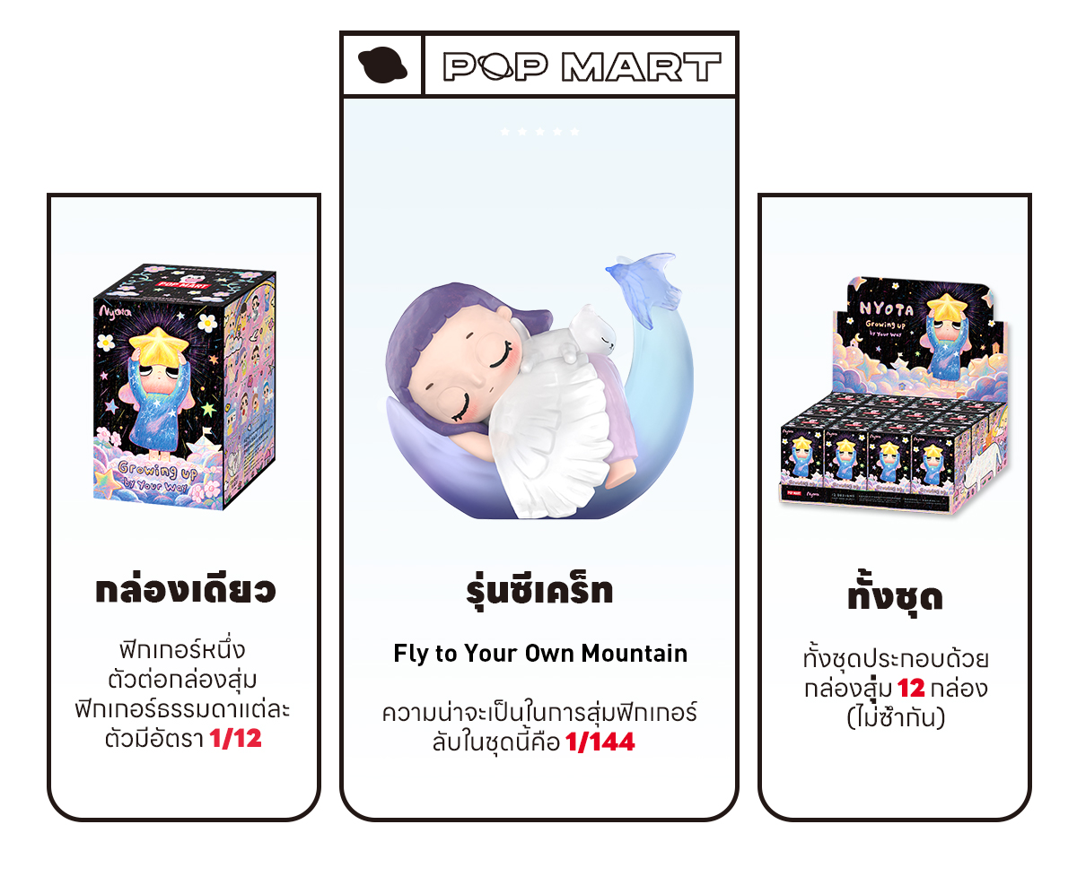 Nyota Growing up by Your Way Series Figures | POP MART (Singapore)