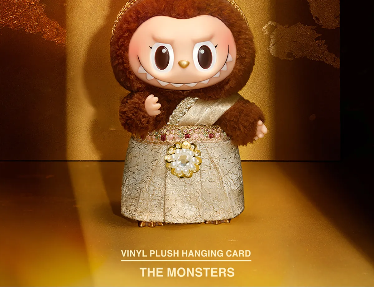 LABUBU Good Luck to You Vinyl Plush Doll Pendant, Thailand Limited