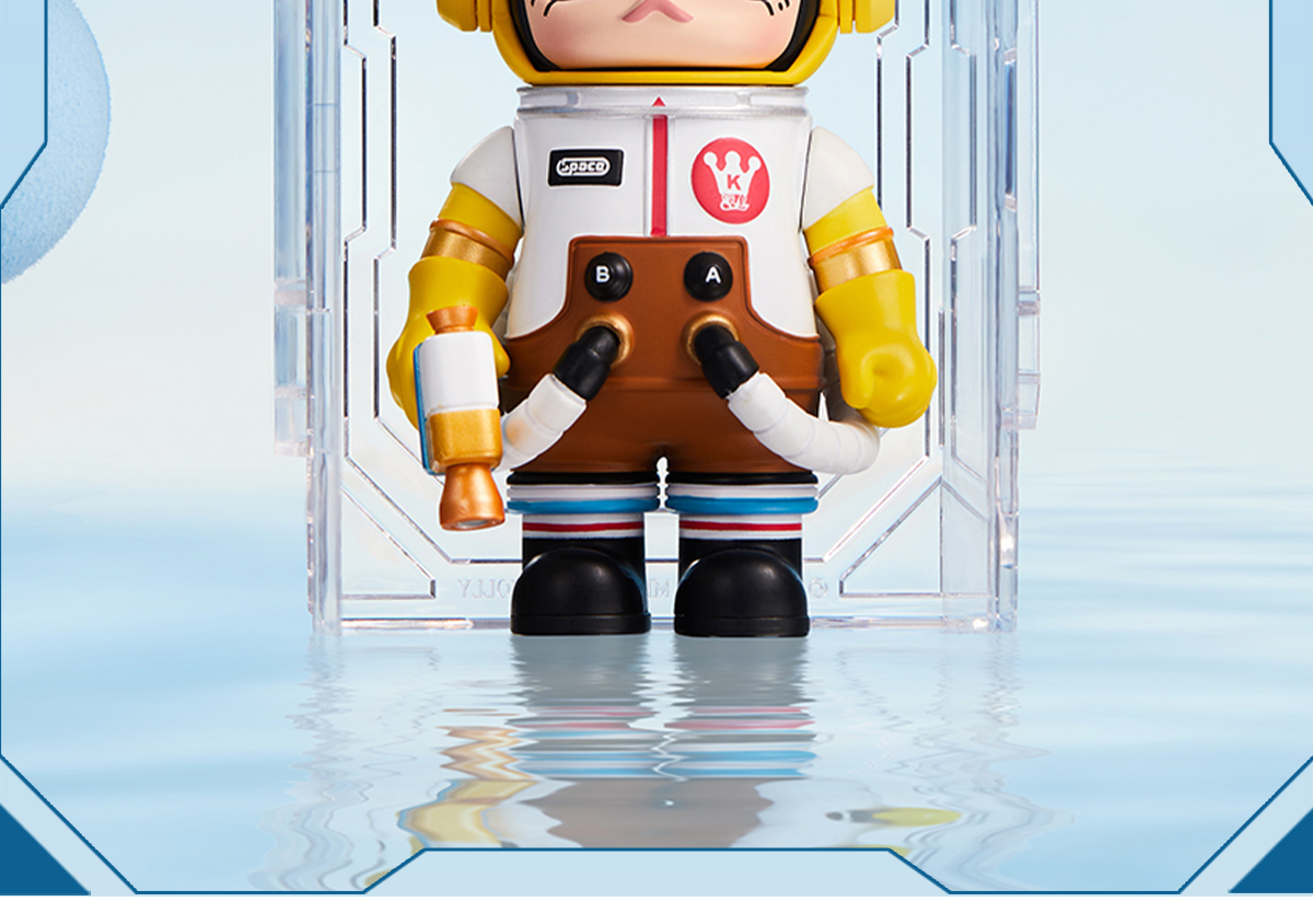 MOLLY MEGA 100% SPACE Display Box 未開封 MEGA COLLECTION 100% SPACE MOLLY Display Box - POP MART
