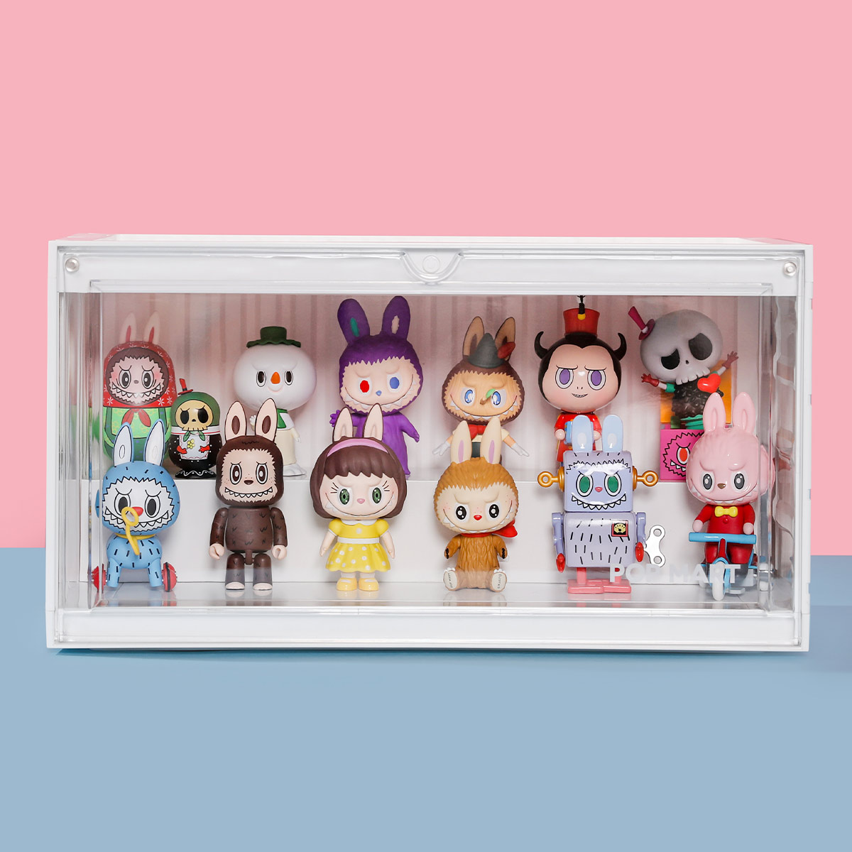 Luminous Display Container - White Color - POP MART (Thailand)