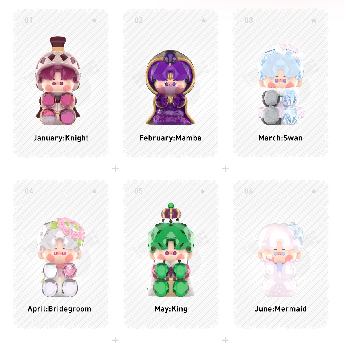 PINO JELLY Hard & Shiny Series Figures - POP MART (Thailand)