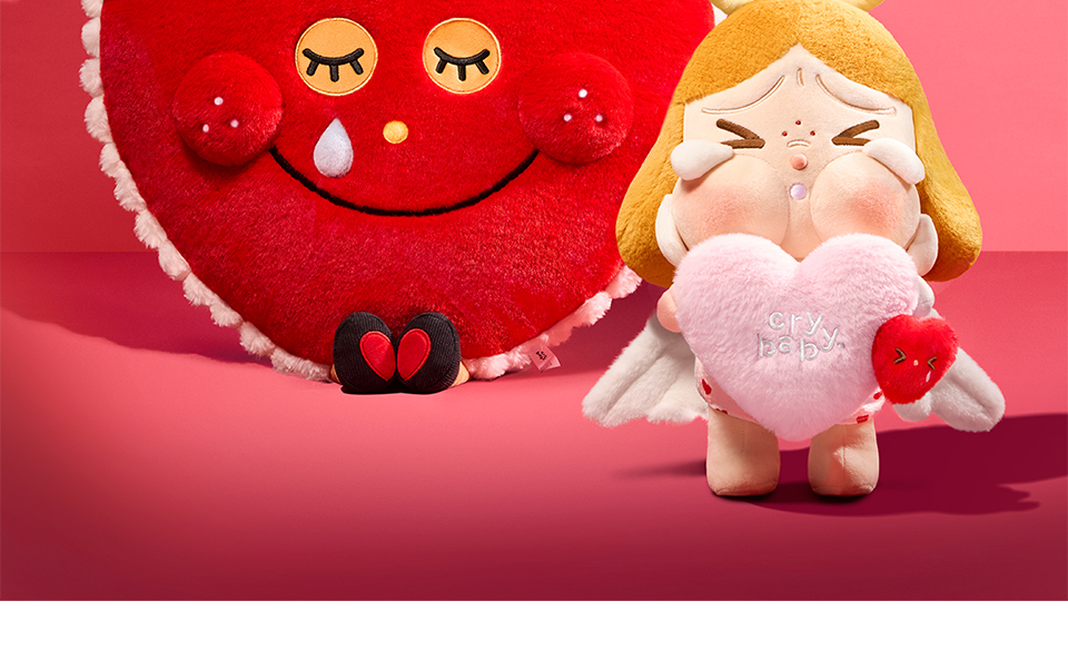 ぬいぐるみ・マスコット POPMART CRYBABY Crying For Love Amazon.com: POP MART Crybaby Crying for Love Series Figures