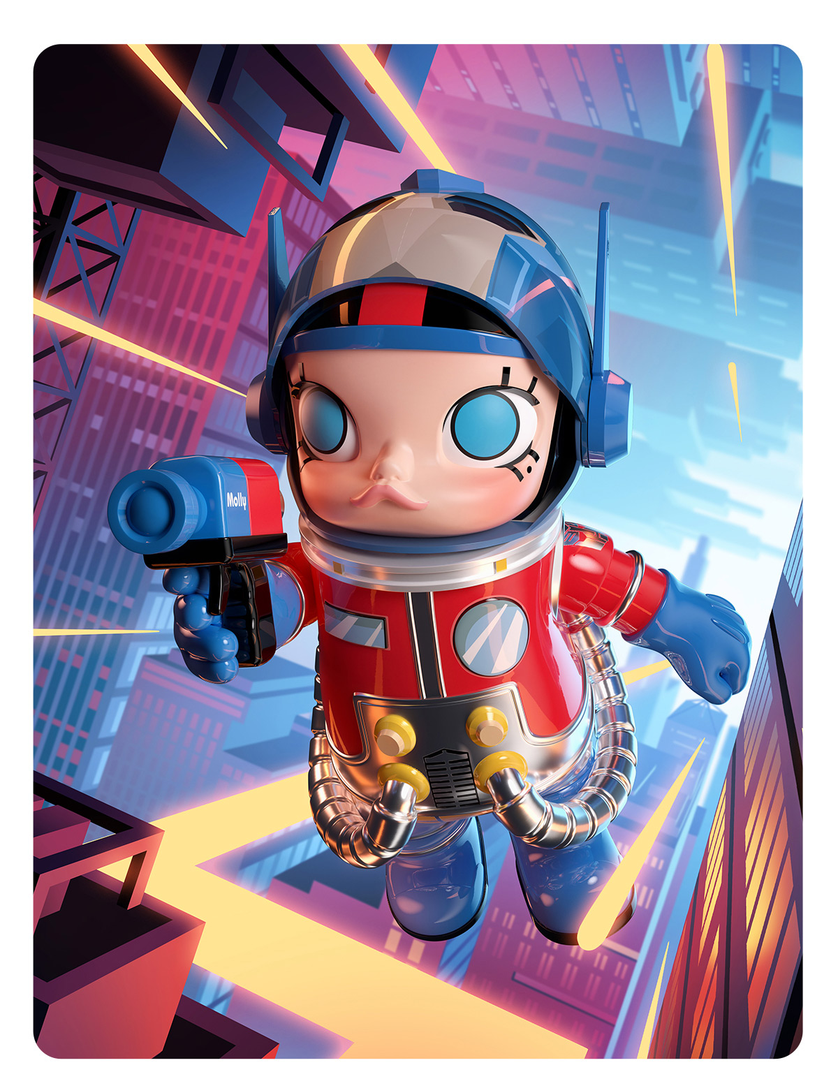 MEGA SPACE MOLLY 1000% OPTIMUS PRIME - POP MART (Thailand)