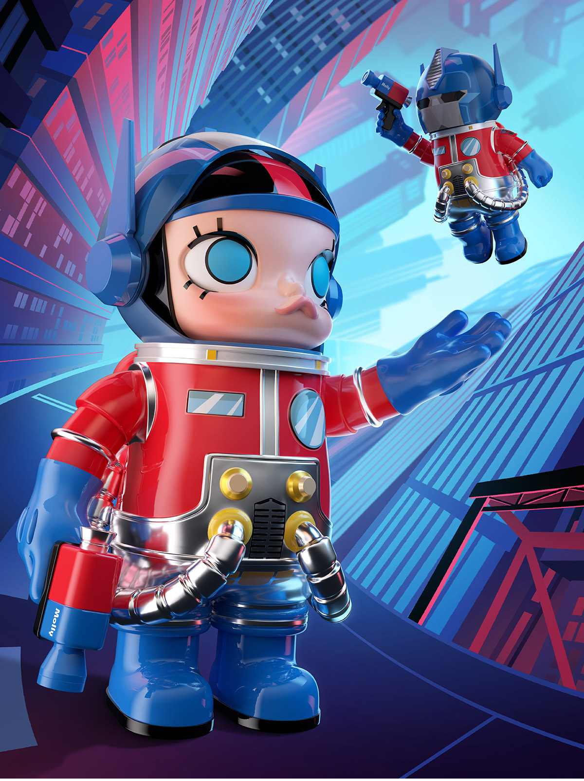 MEGA SPACE MOLLY 1000% OPTIMUS PRIME - POP MART (Thailand)