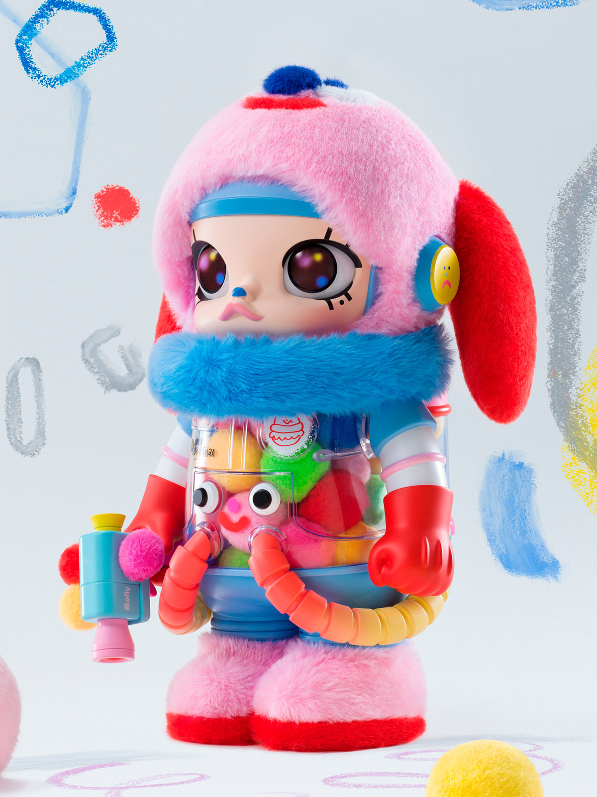 その他 Jon Burgerman Mega Space Molly 400% MEGA SPACE MOLLY 400% Jon Burgerman – WHOOPEA